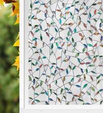 Valencia Leaves Pattern Window Film Print Home Shop Glass Sticker Uv Block Diy