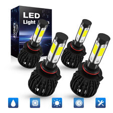 4sides Led Headlight High Low Beam Bulbs Kit 4x For Chevy S10 1994 1995-2004 4x