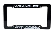 New Jeep Wrangler License Plate Frame Universal Fit 12.5 X 6.5 - 1 Pc