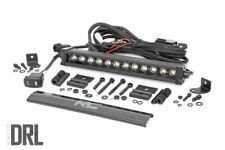 Rough Country 12cree Led Light Bar-single Row Black Series W Cool White Drl