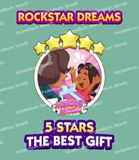 The Best Gift - Rockstar Dreams Sticker Set 19 Monopoly Go 5 Stars 