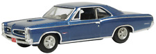 Oxford Diecast 87pg66001 Ho Scale 1966 Pontiac Gto -blue