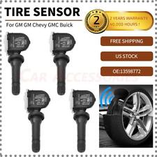 4 Pack Tpms Tire Pressure Sensor 13598771 For Gmc Trucks Vans Chevrolet Buick