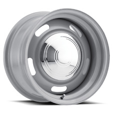 2 New Silver Paint Vision Rally 15x10 5-114.30120.65 47604