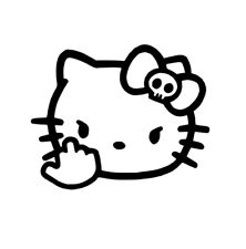 Hello Kitty Sticker Vinyl Decal F Off