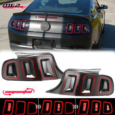 Full Led Sequential For Ford Mustang Tail Lights 2010-2014 Brake Signal Lamp