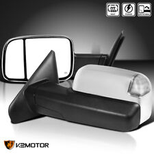 Chrome Power Heated Towing Mirrorsled Signal For 2002-2008 Dodge Ram 1500 2500