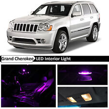 12x Purple Interior Led Lights Package For 2005-2010 Jeep Grand Cherokee