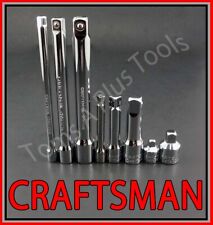 Craftsman Tools 8pc 14 38 12 Ratchet Wrench Socket Extension Adapter Set