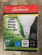 Sunbeam Led Br30 Par30 75w Indoor Spot Light Bulb Dimmable New