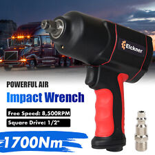 Air Impact Wrench Air Impact Gun Twin Hammer 1700nm 1255 Ft-lbs 12 Sq Drive