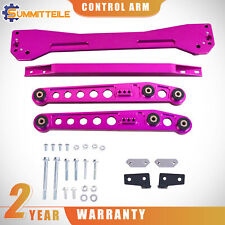 Purple Rear Lower Control Arm Subframe Brace Tie Bar For 96-00 Honda Civic Cx Dx