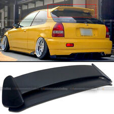 For 96-00 Civic Hatchback Ek 2 Pc Type R Style Unpainted Abs Roof Wing Spoiler