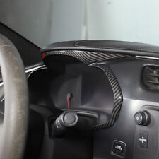 Carbon Fiber Abs Dashboard Meter Panel Frame Trim Cover For Corvette C7 2014-19