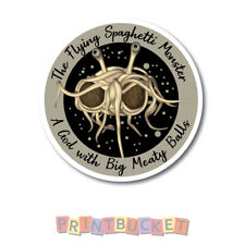 Fsm Flying Spaghetti Monster Sticker 100mm Quality Vinyl Religion Pastafarian