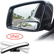 2x 360 Stick On Rear View Auxiliary Blind Spot Mirror Wide Angle Car Truck Suv
