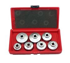 7 Pc Oil Filter Cartridge Socket Set Metric 24 27 29 30 32 36 38mm