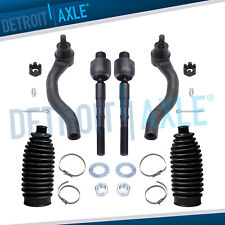 6pc Front Inner Outer Tie Rods Boots Kit For 2012 - 2015 Honda Civic Acura Ilx