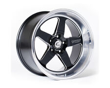 Cosmis Racing Xt-005r 18x9 25mm 5x114.3 Black W Machined Lip Rim Wheel