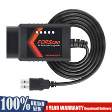 For Ford Forscan Obd2 Scanner Usb Adapter Full System Diagnostic Tool F150 F250