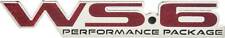 Reproduction Red Rear Bumper Emblem 1996-2002 Pontiac Firebird Trans Am Ws6