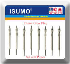 Set Of 8 Kits Diesel Glow Plug Fitsoem97226202 Chevrolet Gmc 2001-2004 V8 6.6l