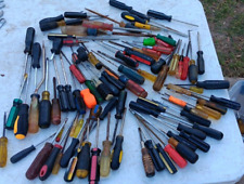 Mixed Lot Of 96 Screwdrivers Flatheads Different Brands Hand Tools