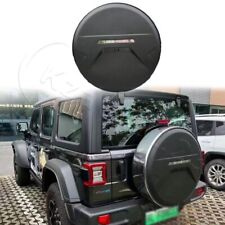 Spare Wheel Tire Cover Fits For Jeep Wrangler Abs Car Protector Matt Black
