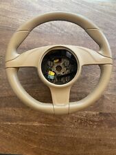 Porsche Oem Leather Steering Wheel Manual 911 997 991 Carrera Luxor Beige Cayman