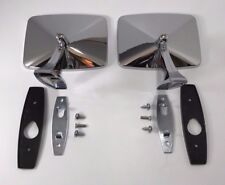 Pair Rear View Mirrors For 1973-1987 Chevrolet Truck Driver Passenger Side