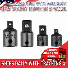 4-pack 38 To 14 12 Inch Drive Ratchet Socket Adapter Reducer Air Impact Set