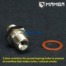 Turbo Oil Feed Adapter Fitting 4an To M12x1.25 4g93t Lancer Gsr Td04l 2.5mm