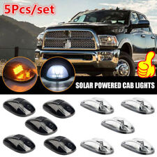 5pcs Solar Powered Cab Lights For Truck Suv Wireless Roof Top Cab Lights Lamp