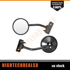 For Jeep Wrangler Rt30020 Yj Tj Jk Cj Pair Round Door Off Side View Mirrors