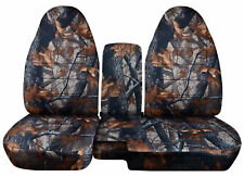 1991-2012 Ford Ranger 6040 Camouflage Camo Seat Covers Choose Color Tdv