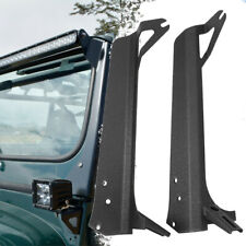 A Pillar Windshield Mount Bracket Fit 52 Light Bar For 97-06 Jeep Wrangler Tj