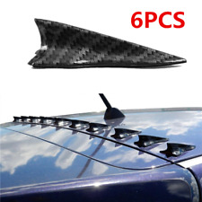 Shark Fin Diffuser Vortex Generator Carbon Fiber For Car Roof Spoiler Bumper 6x