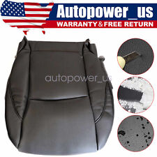 For 2007 2008 2009-2012 Lexus Es350 Driver Perforated Leather Seat Cover Black