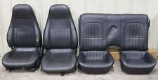 1997-2002 Chevrolet Camaro Z28 Ss Black Leather Front Rear Seats Used Gm 2
