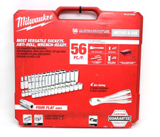 Milwaukee 48-22-9008 Socket And Ratchet Set - 56 Pieces