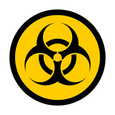 Biohazard Waste Symbol Corona Sticker Laptop Skin Bumper Decal Rs16