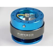 Nrg Steering Wheel Gen 2.0 Quick Release Adapter Kit Blue Body Titanium Ring