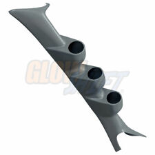 Glowshift Gray Triple Gauge 52mm Pillar Pod For 99-07 Ford Super Duty F250 F350