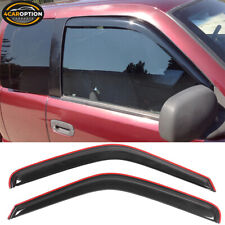 Fits 94-01 Dodge Ram Coupe In Channel Style Window Visors Rain Sun Guard Vent