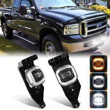 Pair For Ford F-250 F-350 2005 2006 2007 Led Fog Lights Bumper Driving Lamps Dot