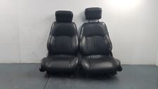 2000 Pontiac Trans Am Black Leather Front Seat Set 4254 O1