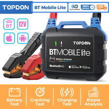 Topdon Bluetooth Car Battery Tester 12v Auto Battery Charging Cranking Analyzer