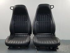 2002 Chevy Camaro Z28 35th Vert Black Leather Front Seat Set 6585 O6