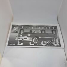  Amt 30263 1950 Ford Convertible Millennium 125 Instructions Only Fsh
