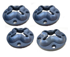 Lot 4 Auto Body Floor Anchor Pot Set Diy 10 Ton Hold Chain Slots In Ground Slot